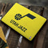 NBA Utah Jazz Yellow Texture Google Pixelbook Go Skin